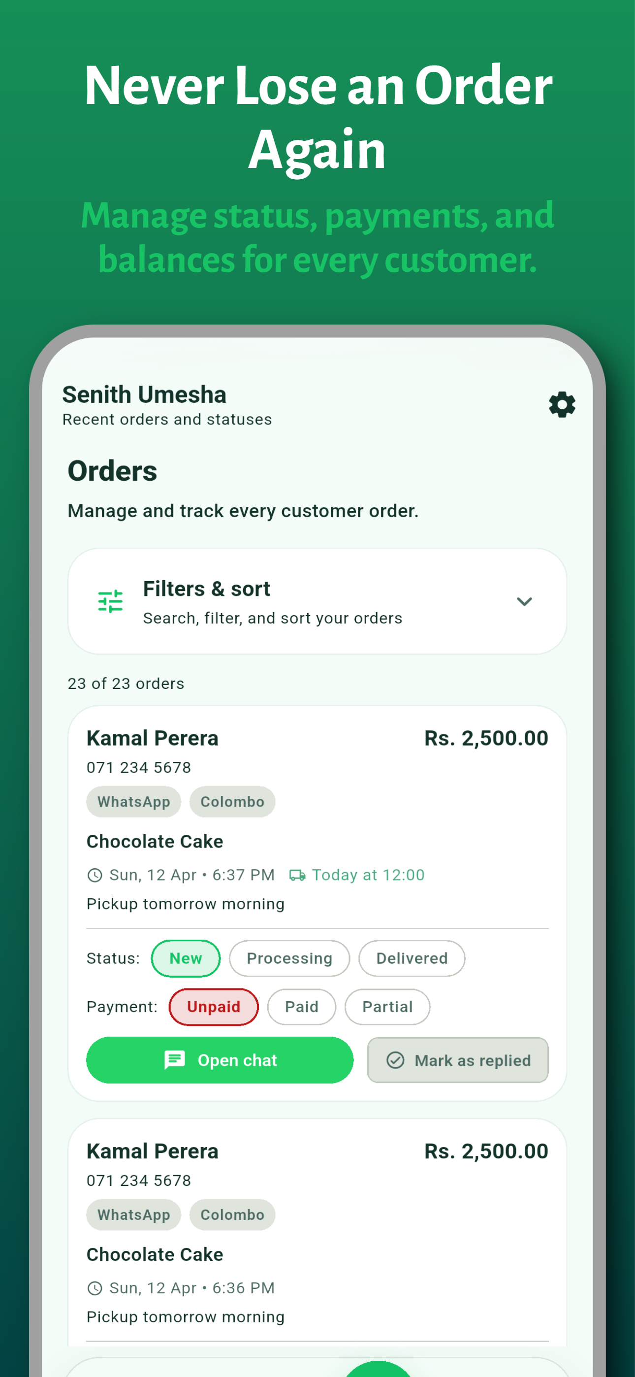 Orderly screenshot 3