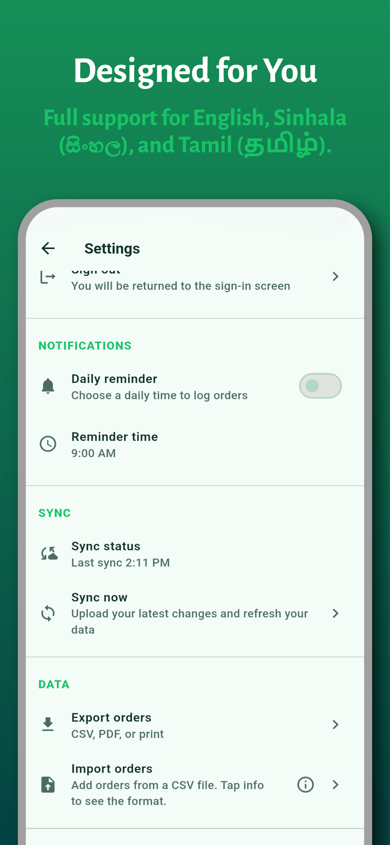 Orderly screenshot 6